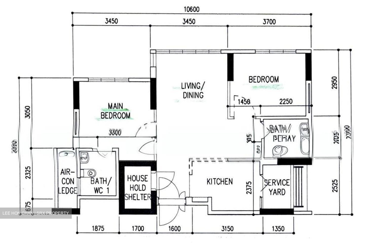 Blk 104A Alkaff Courtview (Toa Payoh), HDB 3 Rooms #555699731